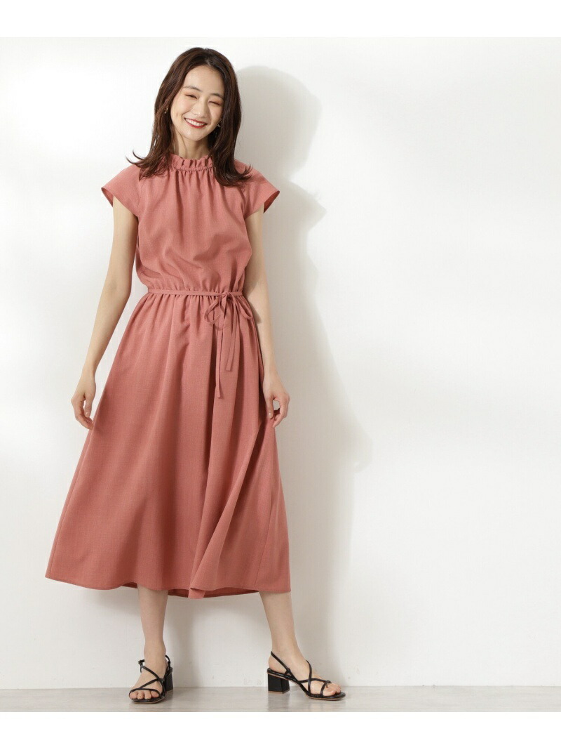 格安即決 楽天市場 フリルネックブラウジングワンピース S Size Line N Natural Beauty Basic エヌ ナチュラルビューティーベーシック ワンピース ワンピースその他 ピンク ベージュ ネイビー 送料無料 Rakuten Fashion N Natural Beauty Basic 100 の