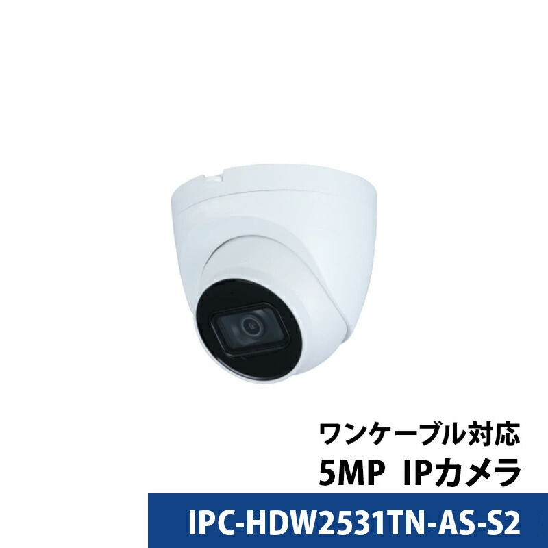 Dahua(ダーファ)防犯カメラ IPC-HDW2531TN-AS-S2 5MP Lite IR 固定 IPカメラ NTSC 送料無料 あすつく : Dahua(ダーファ) 防犯カメラ 500万画素 IP 屋外屋内