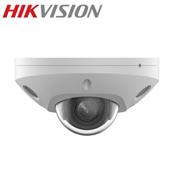 [HIKVISION] [IP-2M] AI IPカメラ/DS-2CD2523G2-LIS2U/逆光,露出,ハイライト補正/顔認識/人,車両を検知/夜間30MEXIR/PoE/H.265+/SDカード可能/マイク内蔵/耐衝撃