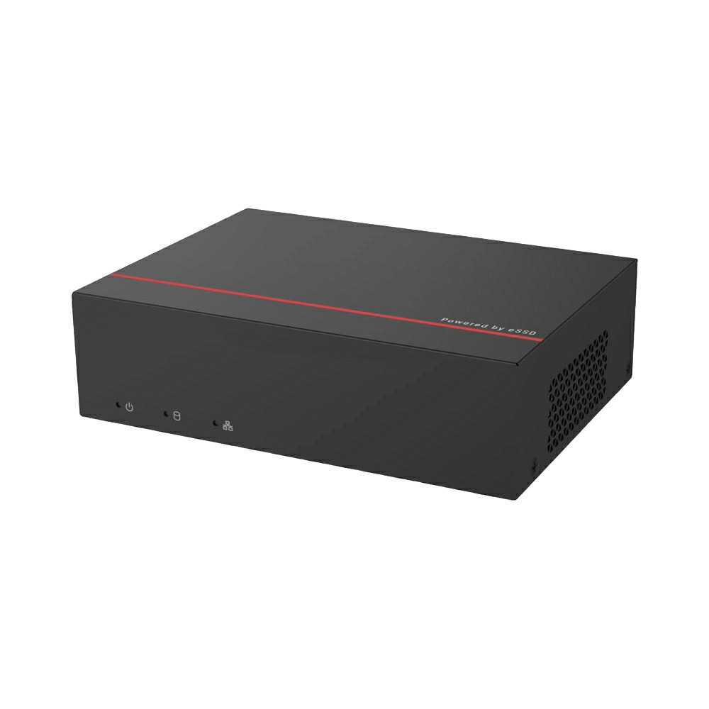 [HIKVISION] [SSD DVR-4CH] SSD 録画機 最大限度4K録画相応う 1結核症 SSD 内蔵 H.265+ 振りまわす押しとどめる ミニサイズ 鉄道車両レコター 音吐保護すること 人工知能学録画機 IP 2台加えること 4CH DVR iDS-E04HUHI-XB