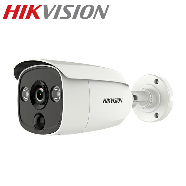 [HIKVISION] [TVI-5M] 防犯カメラ/LEDアラームカメラ/侵入検知 LED＋警告アラーム/DS-2CE12H0T-PIRLO/夜間20M EXIR/防水 11,780円