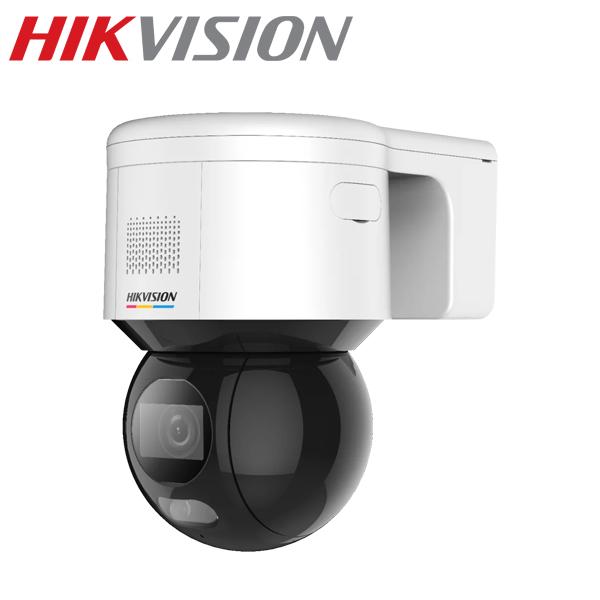 [HIKVISION] [IP-4M] 24時間カラーPT(回転制御)AI カメラ/DS-2DE3A400BW-DE/人,車,ライン,エリア検知/30M IR/SDカード可/H.265+/PoE/防水/オーディオアラーム