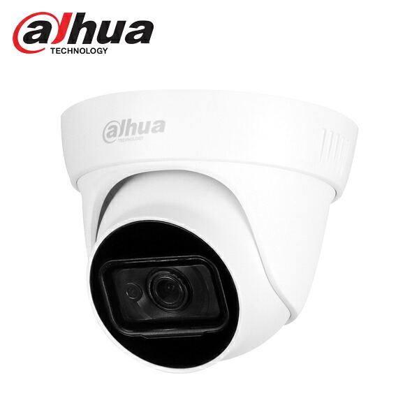[DAHUA] [ハイブリッド-8M] 防犯カメラ 4K UHD 800万画素 屋内用 ドーム型 マイク内蔵 夜間30ｍ 露出逆光補正 防水 マイク内蔵 HAC-HDW1800TLN-A