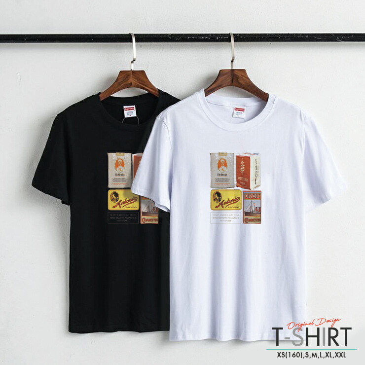 楽天市場 Tシャツ レディース メンズ クルーネック 丸首 綿 半袖 カットソー 大人かわいい オシャレ かっこいい ペア カップル おそろ リンクコーデ 鳥 アヒル アニマル 動物 クッキー ビスケット お菓子 スイーツ 写真 フォト ゆるかわ ファンシー 女子 No Other