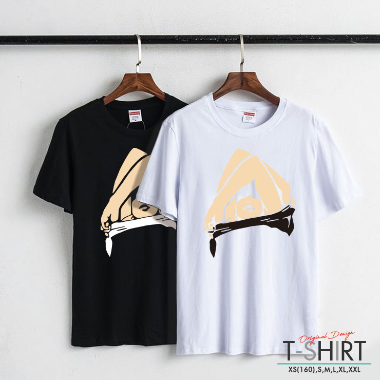 楽天市場 Tシャツ レディース メンズ クルーネック 丸首 綿 半袖 カットソー 大人かわいい オシャレ かっこいい ペア カップル おそろ リンク コーデ セクシー ガール ぬぐ No Other