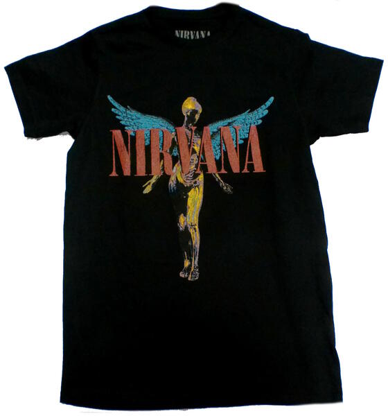 楽天市場】【NIRVANA】ニルヴァーナ「IN UTERO BLACK」Tシャツ