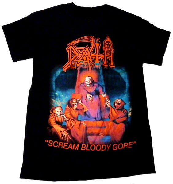 【レア】Death 「Symbolic」 Tシャツ　メンバー　サイン入　Lサイズ レア】Death 「Symbolic」 Tシャツ メンバー サイン入 Lサイズ
