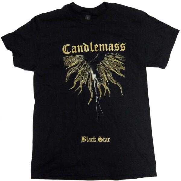 【CANDLEMASS】キャンドルマス「BLACK STAR」Tシャツ