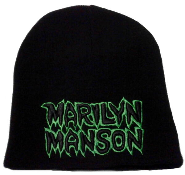 楽天市場 Marilyn Manson マリリンマンソン Green Logo ニットキャップ バンドtシャツ No Remorse