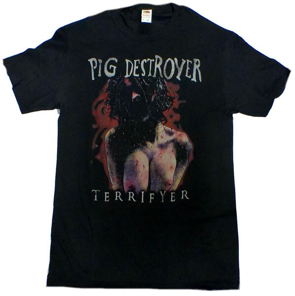 Pig Destroyer Tシャツ 2XL ブラック Vintage Pig Destroyer Metal Grindcore Black Graphic T Shirt