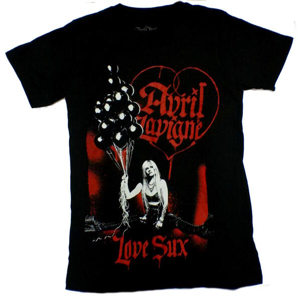 楽天市場】【AVRIL LAVIGNE】アヴリル ラヴィーン「LOVE SUX」Tシャツ