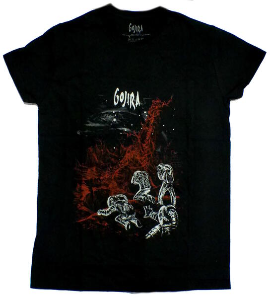 Maglietta Unisex Rock Off Gojira Eiffel Falls - Ufficiale - Cotone Mezza Manica - Taglia X-Large - 3