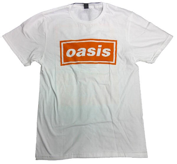 楽天市場】【OASIS】オアシス「LOGO WHITE」Tシャツ : バンドT