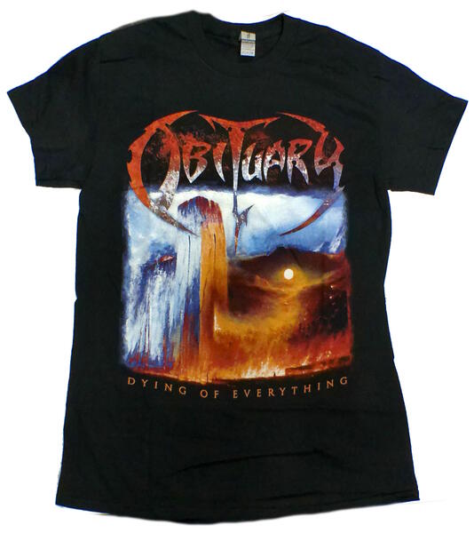 楽天市場】【OBITUARY】オビチュアリー「LOGO」Tシャツ : バンドT