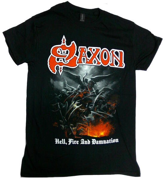 SAXON Tシャツ サイズL サクソン ラウドパーク公演 バンドTシャツ 新品 SAXON Tシャツ サイズL サクソン ラウドパーク公演 バンドT