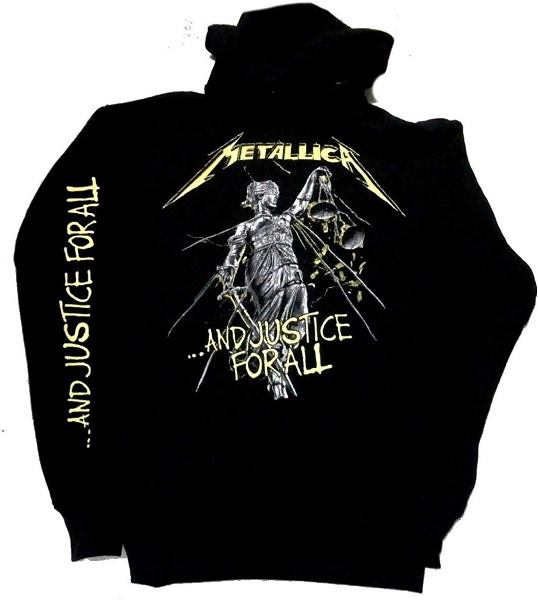 【METALLICA】メタリカ「AND JUSTICE FOR ALL」ティーシャツパーカー