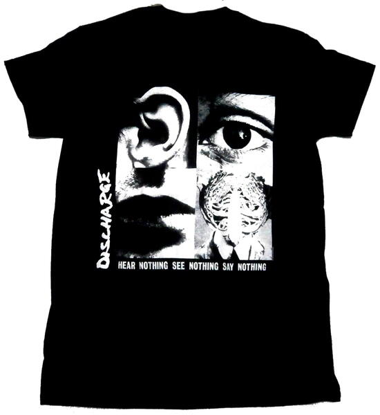 楽天市場】ディスチャージ・DISCHARGE・HEAR NOTHING・ロックTシャツ