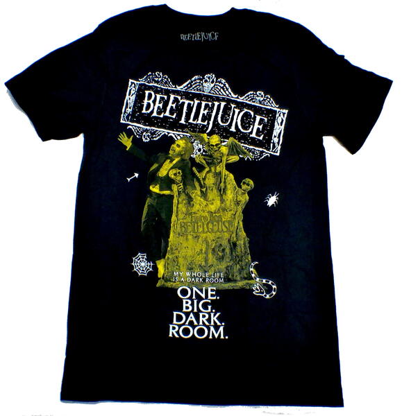 【BEETLEJUICE】ビートルジュース「ONE DARK ROOM」Tシャツ画像