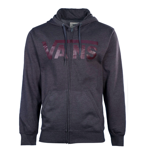 vans zip up sweatshirt