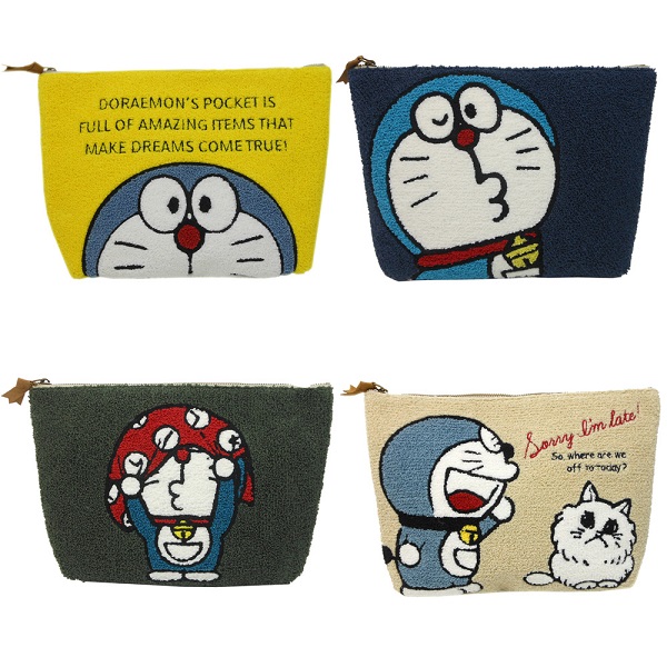 【メーカー直送品】DRA5-1-4 アルディ【ドラえもん】サガラ刺繍ポーチ 藤子不二雄 アニメ マンガ 漫画 映画 TV 収納 バッグ コスメ ギフト プレゼント