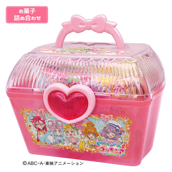 楽天市場 ハート ｔｒプリキュアクリアケース 745 お菓子詰め合わせ トロピカルージュ 収納 駄菓子 21 スナック クリスマス 年末年始 記念日 お菓子 ノベルティ ギフト プレゼント のあのはこぶね