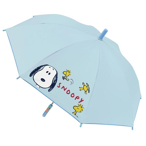 代引不可 スヌーピー フェイス 980 子供用 晴雨兼用 長傘 45cm Peanuts ピーナッツ 雨 日除け 紫外線 レイン 梅雨 外出 携帯 ギフト プレゼント