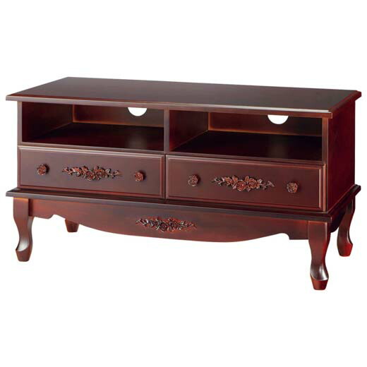 楽天市場 Sale ｸｰﾎﾟﾝ配布中 テレビ台 おしゃれ ローボード 白 収納 棚 テレビボード テレビラック Tv台 パソコン台 テレビラック 42インチ 32インチ Tvボード ロータイプ完成品 ピュアローズアンティーク調飾り家具 幅90cm 収納 収納家具ベルーナ ノアン インテリア