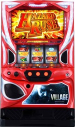 選べるユニットセット！　Lバイオハザード ヴィレッジXA　ユニバーサル系（アデリオン）パチスロ実機 ｜ スロット台本体【中古】 【当店おすすめ】　バイオハザード