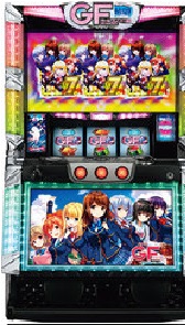 送料完全無料（沖縄離島除く）家まで配達！！ パチスロ　ガールフレンド (仮) G4 〜聖櫻学園メモリアル〜 コイン不要機セット（メダル不要装置 ドアキー 設定キー 家庭用電源 簡易説明書） パチスロ 実機 スロット台本体【中古】 オリンピア画像