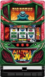 パチスロガメラ　パチスロ 実機 スロット台本体【中古】 サミー　銀座　コイン不要機セット　１ＢＥＴ　可能!【当店オススメ】　ガメラ