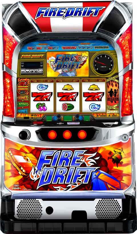 S ファイヤードリフト FX　コイン不要機セット  ロデオ 　サミー　パチスロ実機 ｜ スロット台本体【中古】【売れ筋】ファイヤードリフト