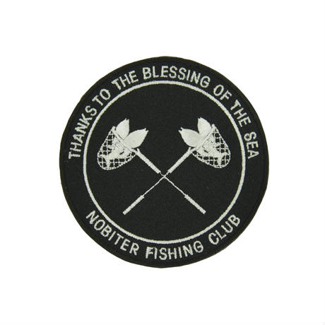 楽天市場 Nobiter ノーバイター 海の恵みに感謝ワッペン Nbt ブラック 黒 釣り ワッペン No Biter