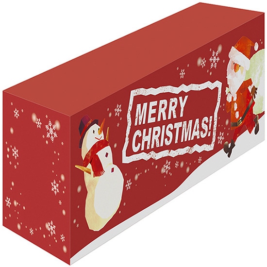 テーブルカバー MERRY CHRISTMAS テーブルカバーD600mm No.24269 (受注生産品・キャンセル不可)|のぼりストア 店
