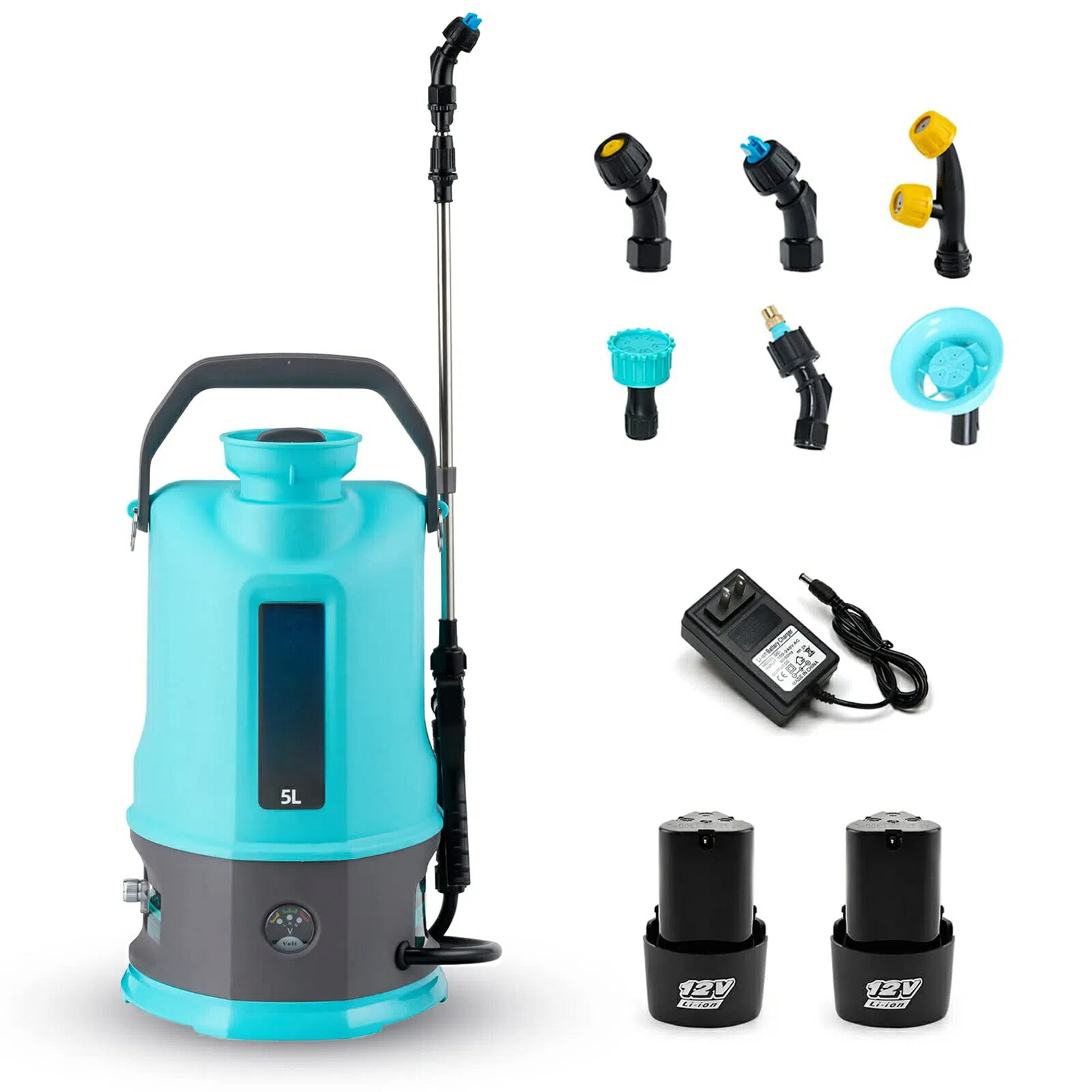 電動噴霧器 10L 充電式 5.2Ah総容量 背負い式 小型 連続自動噴霧 圧 imgrc0115664971.jpg