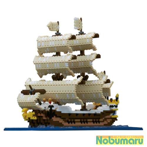 楽天市場】【送料無料】NB-050 nanoblock 海賊船デラックス