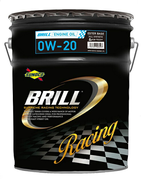 [0170059] スノコ BRILL 0W20 20L【送料無料】メーカー取寄せ品 FULL SYNTHETIC エステルベース 4輪車用ガソリンエンジン専用 オイル