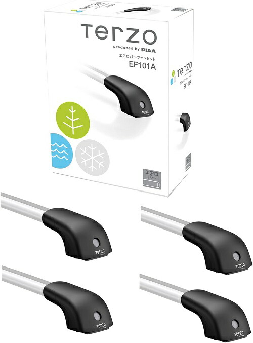 楽天市場】[EF103A] PIAA TERZO エアロバー フットセット ルーフレール