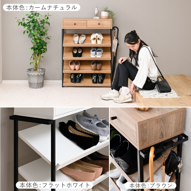SO様専用 ウッドプランター3段シェルフ メープル✖️ブラック 30cm 6