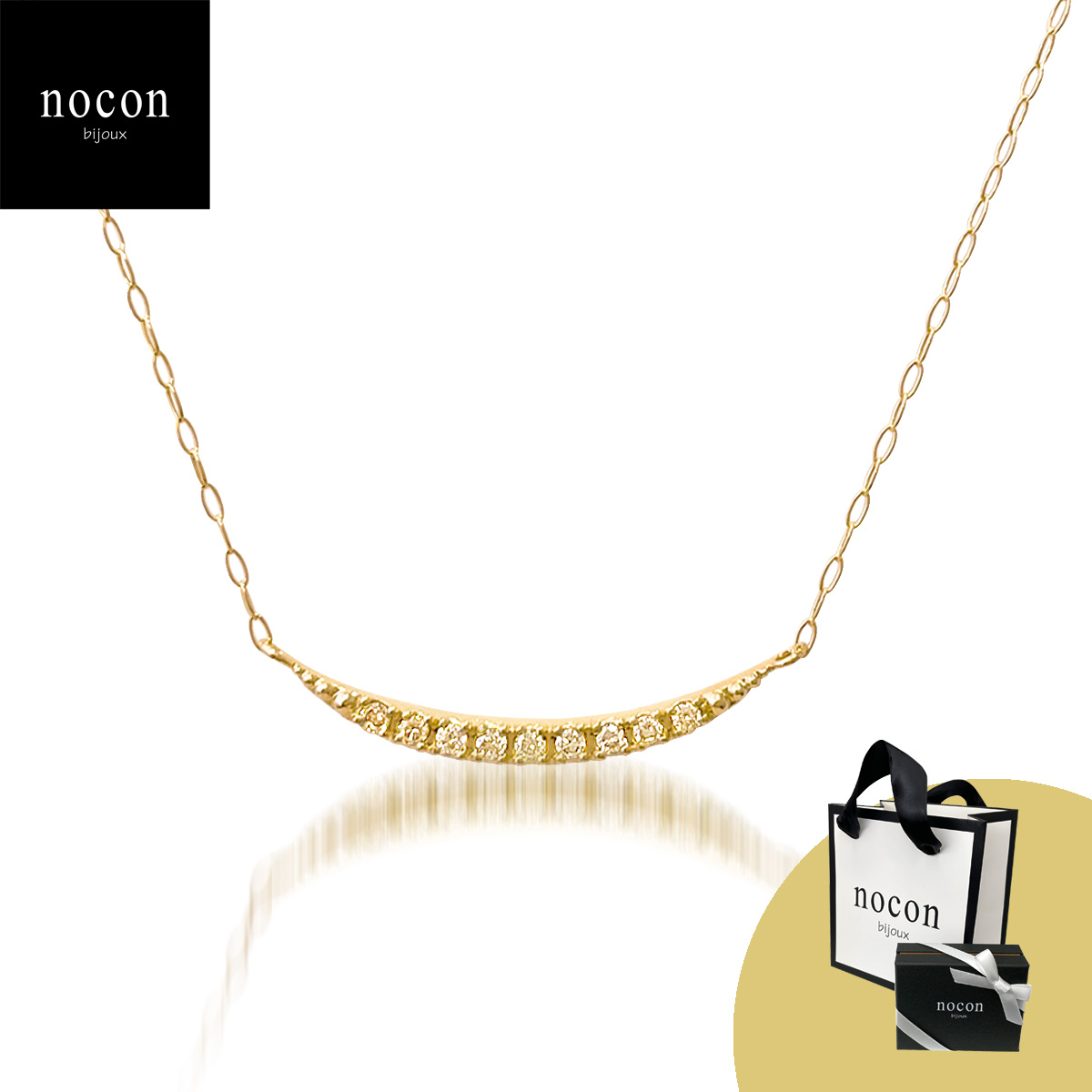 楽天市場】K10 ダイヤネックレス 10K 10金 K10YG necklace ペンダント 