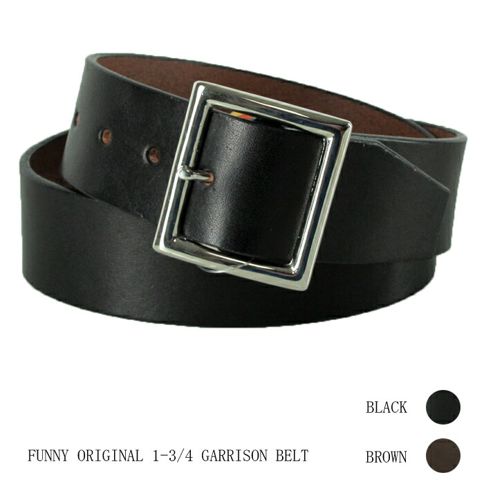 【楽天市場】FUNNY ファニー ギャリソンベルト サドルレザー 13/4 革 ベルト レザー 本革 メンズ 黒 ブラック【返品不可】：NOD