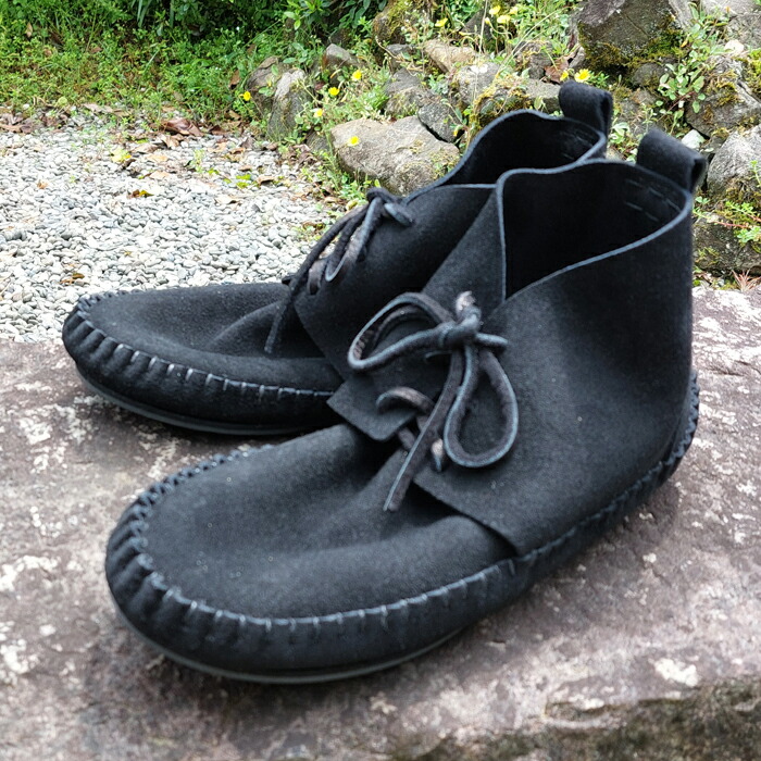 未使用　funny カスタムメイドモカシン　ブラウン　22.5-23.0cm FUNNY インディアンモカシン ラコタ FNUUY ファニー スムース