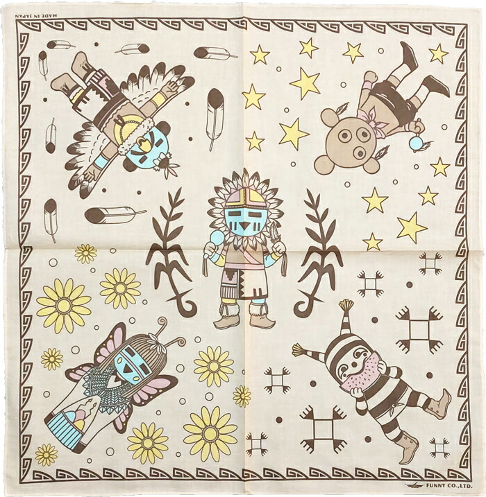 楽天市場】バンダナ || SKULLスカル×フェニックス(オレンジ) コットン