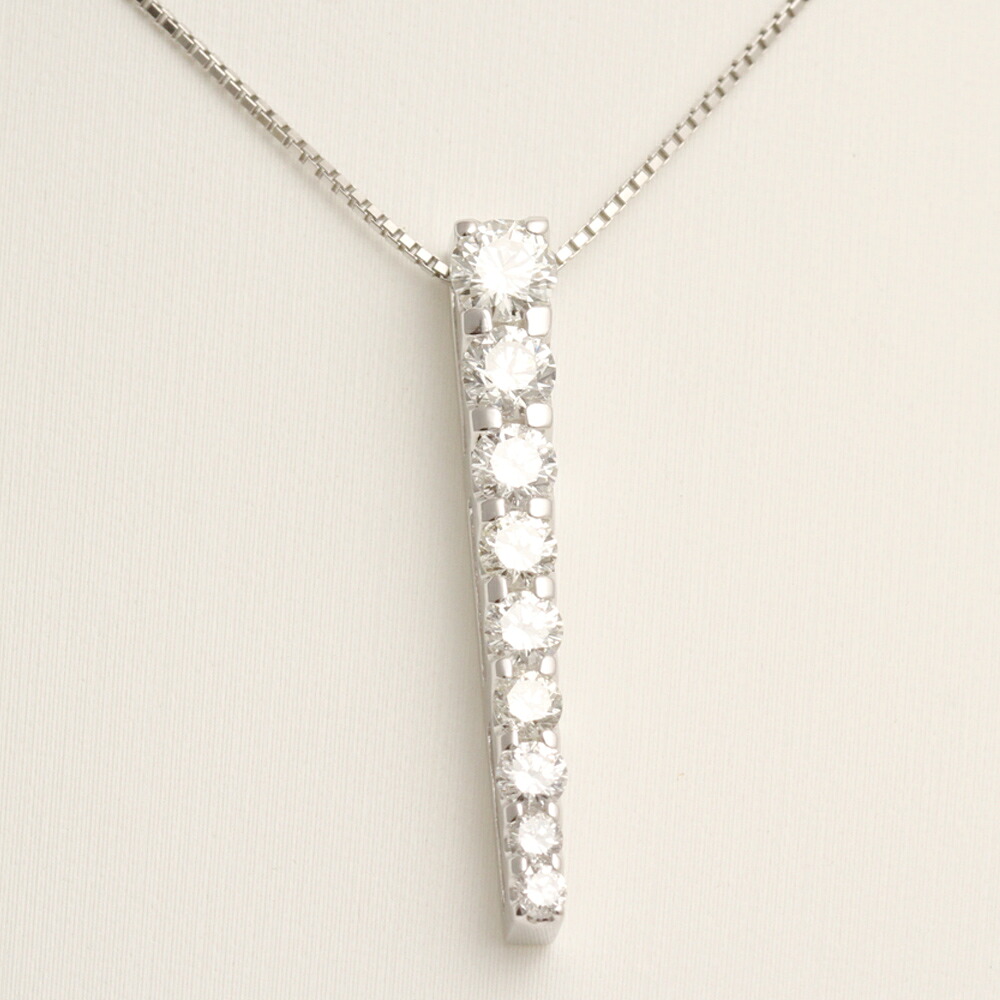 【アウトレット】K18WGダイヤ ネックレス 1.0ct sale 特価 売切り 残1点｜高品質ダイヤブランド NODAJEWELRY