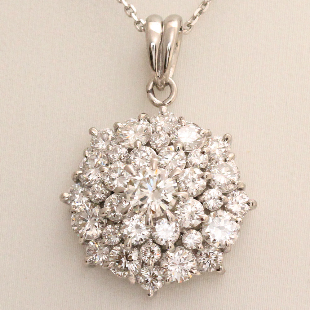 【アウトレット】Ptダイヤ ネックレス 2.028ct sale 特価 売切り 残1点｜高品質ダイヤブランド NODAJEWELRY
