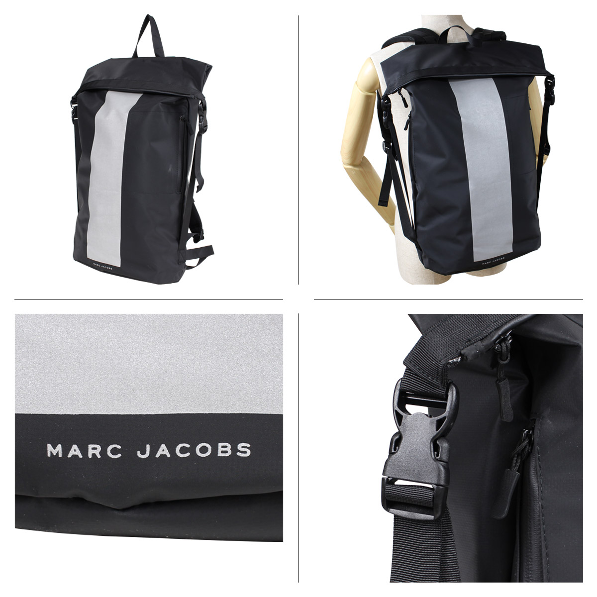 楽天市場 Marc Jacobs Logo Backpac マークジェイコブス リュック バッグ バックパック レディース メンズ ブラック 黒 M Allsports