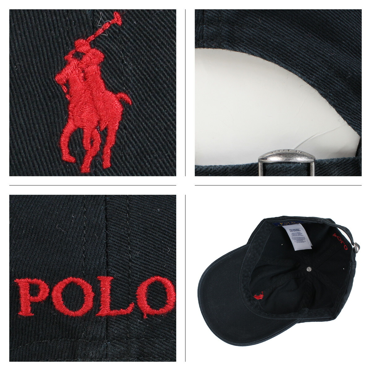 楽天市場 Polo Ralph Lauren Cotton Chino Baseball Cap ポロ ラルフローレン キャップ 帽子 メンズ レディース コットン ブラック ベージュ レッド ブルー Allsports