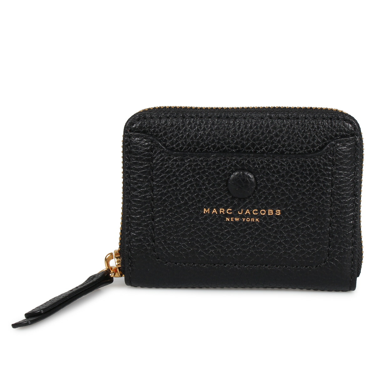 楽天市場 最大600円offクーポン Marc Jacobs Empire City Leather Zip Wallet マークジェイコブス 財布 コインケース 小銭入れ レディース ラウンドファスナー 本革 ブラック 黒 M Allsports