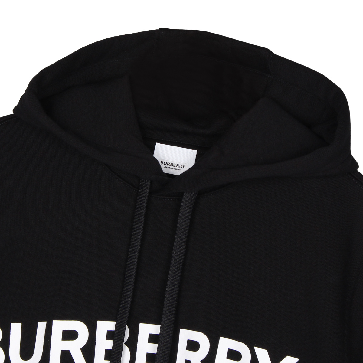 burberry logo print hoodie