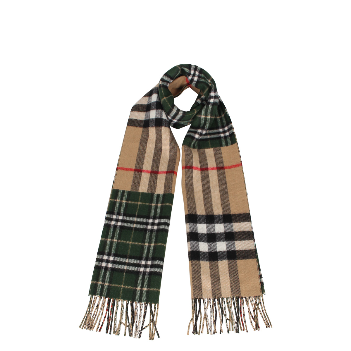 楽天市場 Burberry Muffler バーバリー マフラー スカーフ メンズ レディース チェック カシミア グリーン Allsports