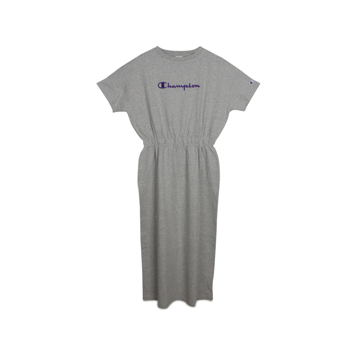 楽天市場 最大600円offクーポン Champion Maxi Onepiece チャンピオン ワンピース マキシ ロング 半袖 レディース ブラック ホワイト グレー 黒 白 Cw R306 Allsports